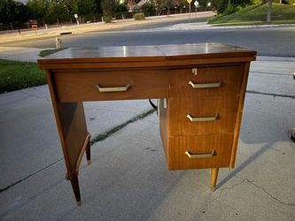 Mid-Century Modern Sewing Machine Table