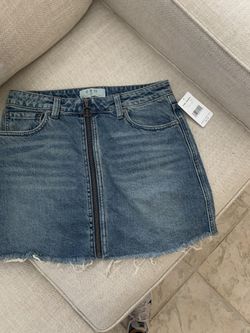 New Jean free people skirt