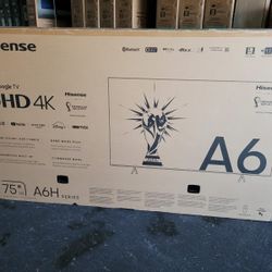 75" Hisense 4k Smart LED TV 