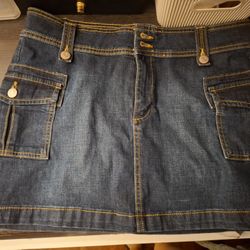 Mini Denim Skirt