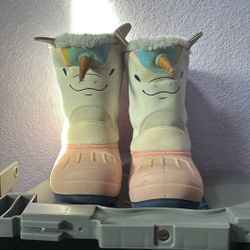 Unicorn Snow Boots Size 12