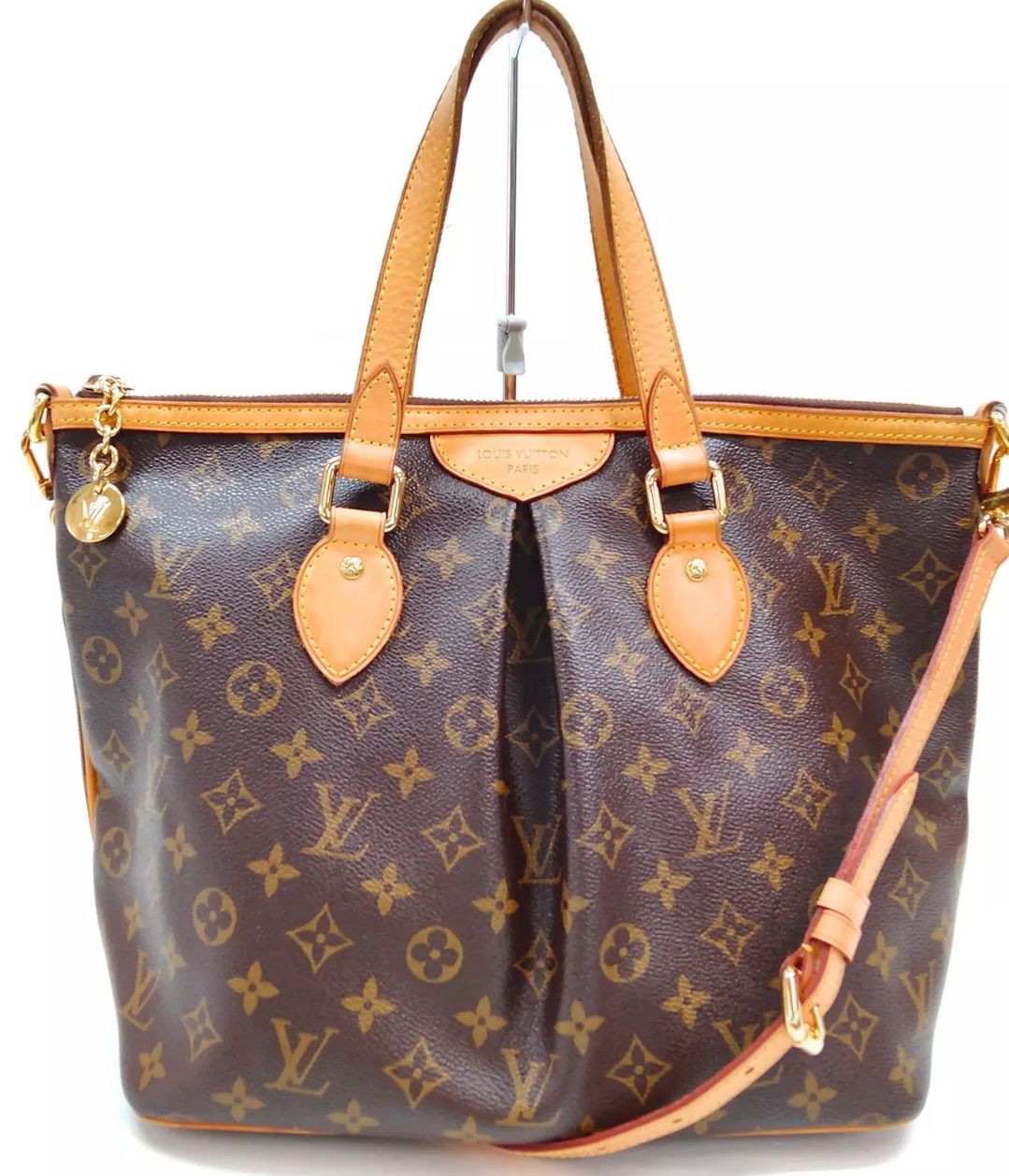 Gorgeous Authentic Louis Vuitton LV Tote Bag Palermo PM Brown Monogram