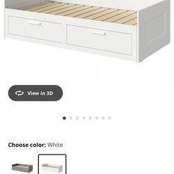 IKEA BRIMNES Daybed with 2 drawers OBO
