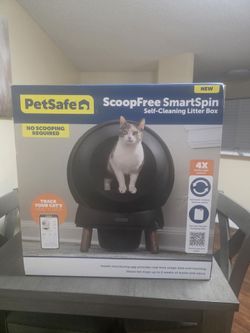 Cat robot liter box