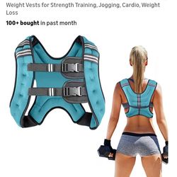 NEW 12 LBS WEIGHTED VEST FOR TRAINING