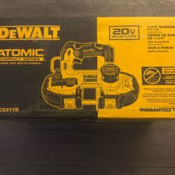 Brand New! Dewalt ATOMIC 20V MAX Cordless Brushless Compact 1-3/4 in. Bandsaw (Tool Only)