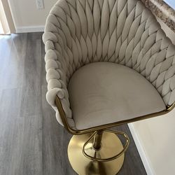 Luxury Ivory Bar Stools 