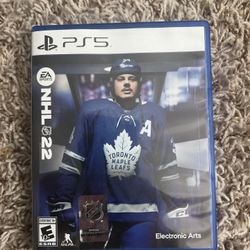 PlayStation 5 PS5 NHL 22 In Box 