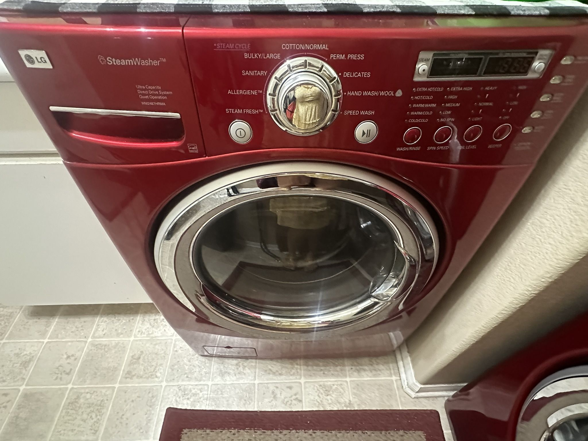 LG Steam Washer & Gas Dryer — Reversible Doors for Sale in Hemet, CA
