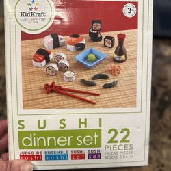 Sushi Play Set For Kids. Open Box 