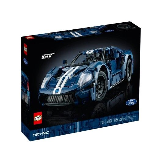 LEGO Technic 2022 Ford GT Car Model Kit 1:12 Scale Supercar (LEGO Model: 42154)