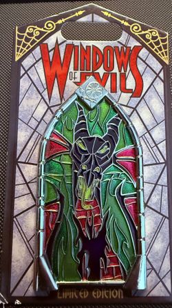 Disney Windows Of Evil Maleficent