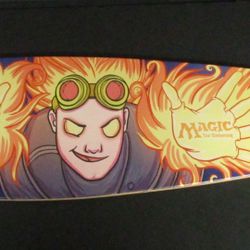 Limited Edition Magic The Gathering Chandra Longboard Deck