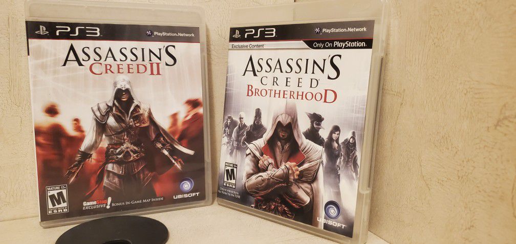 Assassin's Creed II & Assassin's Creed Brotherhood Greatest Hits edition PlayStation 3 VideoGames

Assassin's Creed: Brotherhood is a 2010 action-adve