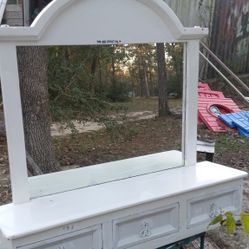 White Dresser Mirror