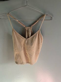 Beige crop top