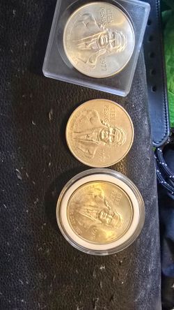 Mexico 100 Pesos Silver Coins (3) (1977, 1979) – .720 Silver