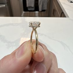 2.25ct Moissanite Engagement Ring 