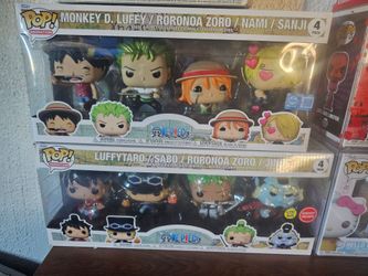 Funko Pop One Piece 4-Pack Bundle (2 Sets)