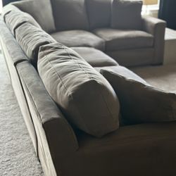 Crate and Barrel Sectional 