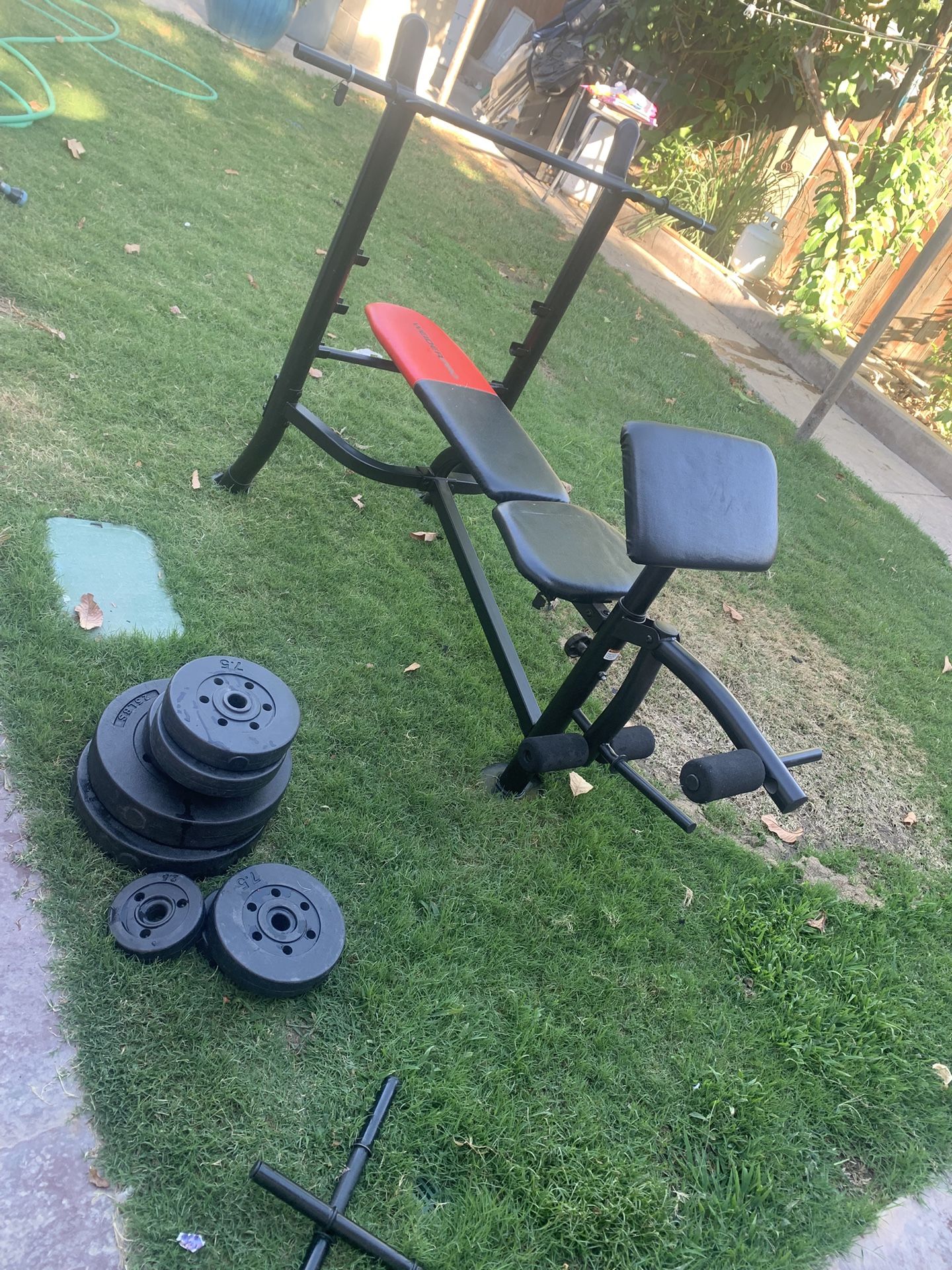 Bench And Weights $115