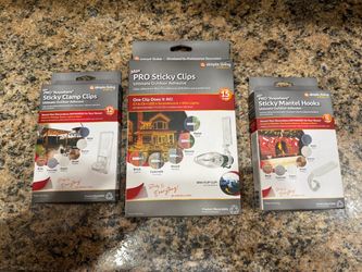 Simple Living Solutions Max Pro Anywhere Sticky Clamps, Hooks, Clips