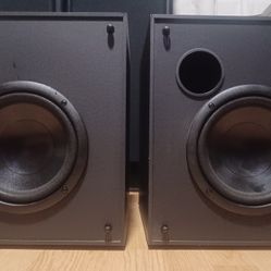 KLH Theater Surround Sound 8" Powered Subwoofers