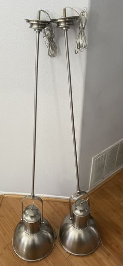 Two Ethan Allen 18” Pendant Lights Unused