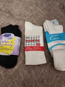Debating socks.  They fit size 4-11