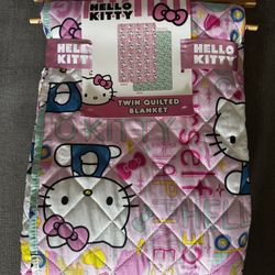 Hello Kitty Quilted Blanket