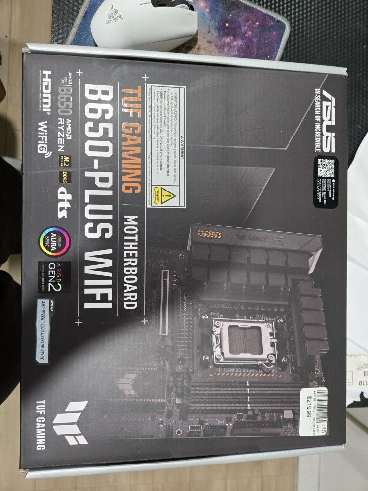ASUS TUF Gaming B650 Plus WiFi AM5 AMD Motherboard
