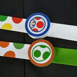 Yoshi And Toad Nintendo World Wrist Bands