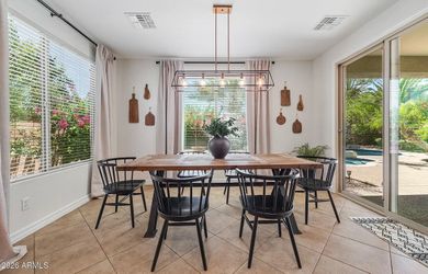 Dining table and chairs