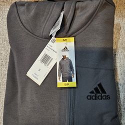 Brand New Men's Adidas Zip Up Hoodie Sz Small 