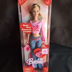 Hearts and Kisses 2004 Barbie Doll New In Box