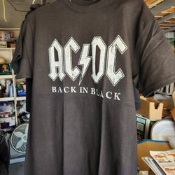 AC/DC  Back in Black Medium T-Shirt