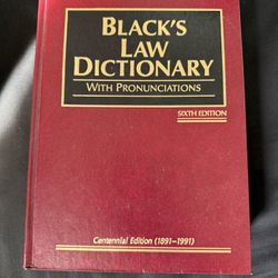 Black’s Law Dictionary - 6th Edition 