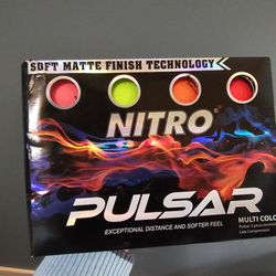 Nitro Pulsar Soft Matte Golf Balls