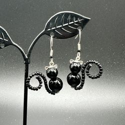 Black Cat Earrings