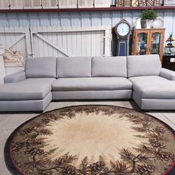 Pottery Barn Light Gray Sectional