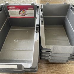 Husky Stackable Click Bins