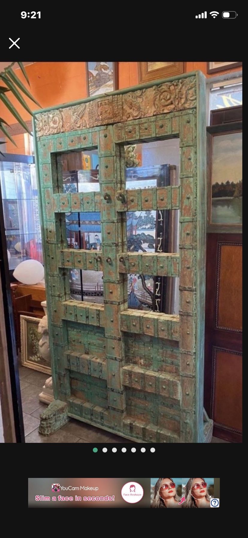 Antique, Beautiful Custom-Made Mirror