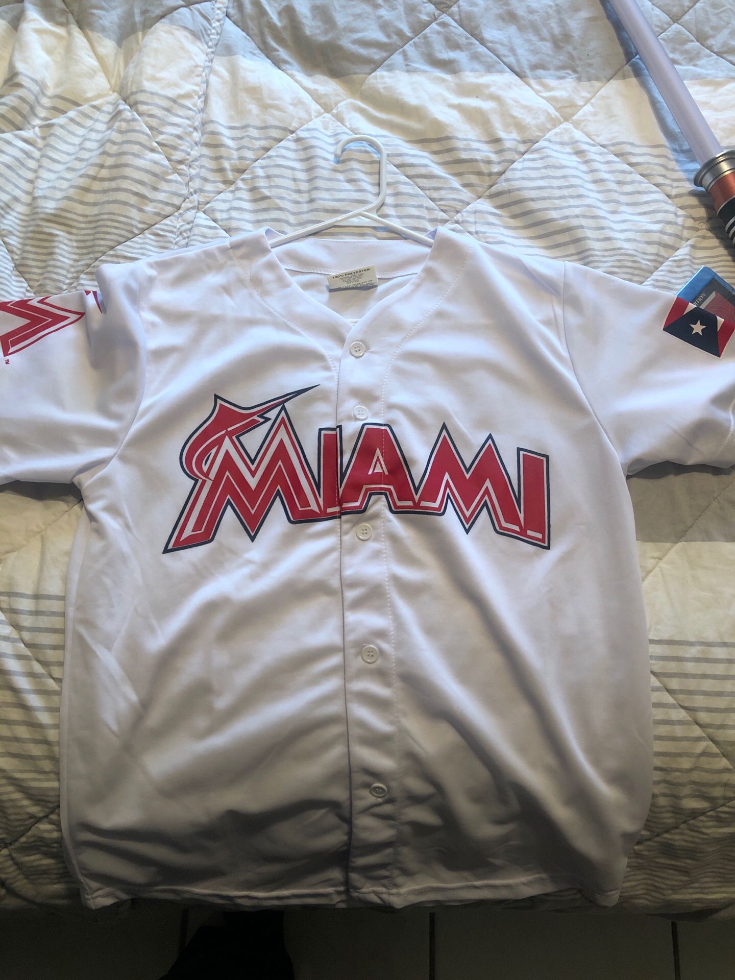 Vintage Marlins 1997 World Series champions patch teal jersey for Sale in  Coral Gables, FL - OfferUp