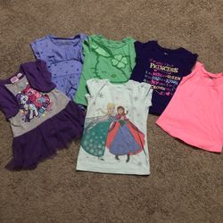 6 Short Sleeve Shirts for Girls Sz 4/4T $10