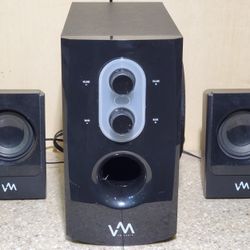 Like 
NEW! VM Audio VMCS21 300 Watt 2.1 Home/Computer Speakers Multimedia System