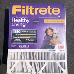 3 M Furnace Filters, AC Air Filters 20x25x4, New Sealed
