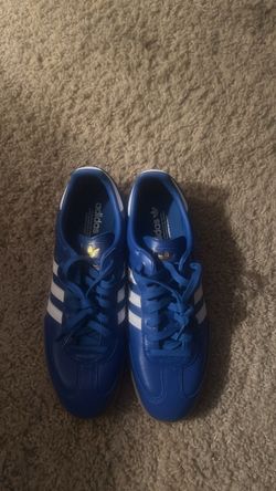 Adidas leather samba “royal blue”