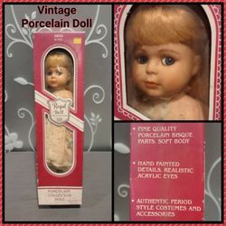 VINTAGE PORCELAIN DOLL (UNOPENED)
