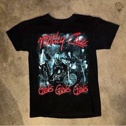 Vintage Mötley Crüe Girls Girls Girls Band Tee