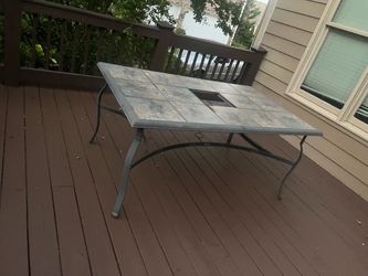 Patio table with 4 chairs